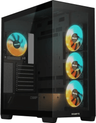 CASE GIGABYTE C500 PANORAMIC STEALTH ARGB 4F ATX BLACK