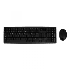 KIT 2 EN 1 TEROS TE-4071S DONGLE TECLADO + MOUSE BLACK