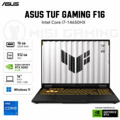 LAPTOP ASUS TUF GAMING F16 CORE I7 14650HX 16GB DDR5 512GB M.2 16