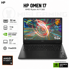 LAPTOP HP OMEN 17-DB1002LA RYZEN AI 9 365 32GB DDR5 1TB M.2 17.3