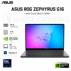 LAPTOP ASUS ROG ZEPHYRUS G16(2025) ULTRA 9 285H 16GB LPDDR5X 1TB M.2 16