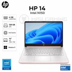 LAPTOP HP 14-DQ6105DX INTEL N150 4GB LPDDR5 128GB UFS 14