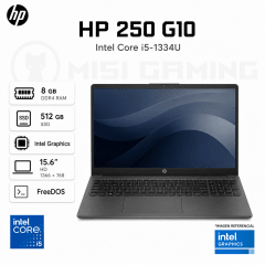 LAPTOP HP 250 G10 B5UU9AT CORE I5 1334U 8GB DDR4 512GB M.2 15.6
