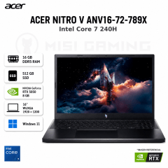 LAPTOP ACER NITRO V16 ANV16-72-789X CORE I7 240H 16GB DDR5 512GB M.2 16