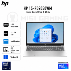 LAPTOP HP 15-FD2050WM ULTRA 5 255U 8GB DDR5 512GB M.2 15.6