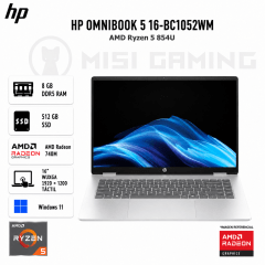 LAPTOP HP OMNIBOOK 5 16-BC1052WM RYZEN 5 854U 8GB DDR5 512GB M.2 16