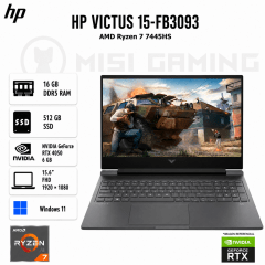 LAPTOP HP VICTUS 15-FB3093DX RYZEN 7 7445HS 16GB DDR5 512GB M.2 15.6