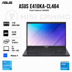 LAPTOP ASUS E410KA-CL464 CELERON N4500 4GB DDR4 64GB EMMC 14