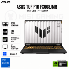 LAPTOP ASUS TUF F16 FX608JMR CORE I7 14650HX 32GB DDR5 1TB M.2 16