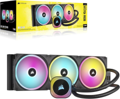 REFRIGERACION LIQUIDA AIO CORSAIR ICUE LINK H170I RGB 420MM BLACK