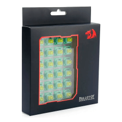 SWITCHES REDRAGON BULLET A113QT SW-SILVER SHORT LINER 24 PCS