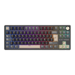 TECLADO MECANICO ROYAL KLUDGE RK-R87PRO RGB CABLEADO 80% ESP (SW-CREAMY) PHANTOM