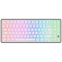 TECLADO MECANICO ROYAL KLUDGE RK-X87 RGB CABLEADO 75% ESP (SW-CREAMY) BLACK NIGHT