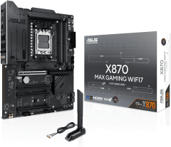 PLACA MADRE ASUS X870 MAX GAMING WIFI7 ATX AM5 DDR5 BLACK
