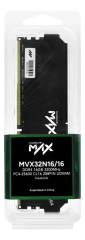 MEMORIA RAM MACROVIP MAX 16GB 3200MHZ DDR4 BLACK