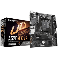 PLACA MADRE GIGABYTE A520M-K V2 MATX AM4 DDR4