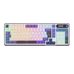 TECLADO MECANICO ROYAL KLUDGE RK-S98 RGB DONGLE BLUETOOTH 96% ESP (SW-CHARTREUSE) BLACKBERRY MOUSE