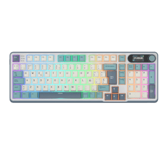 TECLADO MECANICO ROYAL KLUDGE RK-S98 RGB DONGLE BLUETOOTH 96% ESP (SW-CHARTREUSE) LIGHT CLOUD