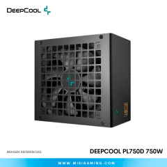FUENTE DE PODER DEEPCOOL PL750D 750W PCIE5 ATX 80 PLUS BRONZE