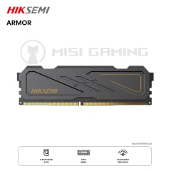 MEMORIA RAM HIKSEMI ARMOR 8GB 3200MHZ DDR4 BLACK