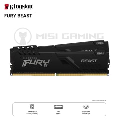 MEMORIA RAM KINGSTON FURY BEAST 32GB(2x16GB) 3200MHZ DDR4