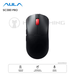 MOUSE AULA SC380 PRO DONGLE BLUETOOTH 12K DPI BLACK