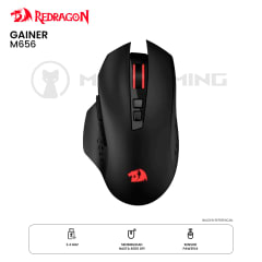 MOUSE REDRAGON GAINER M656 DONGLE 4K DPI BLACK