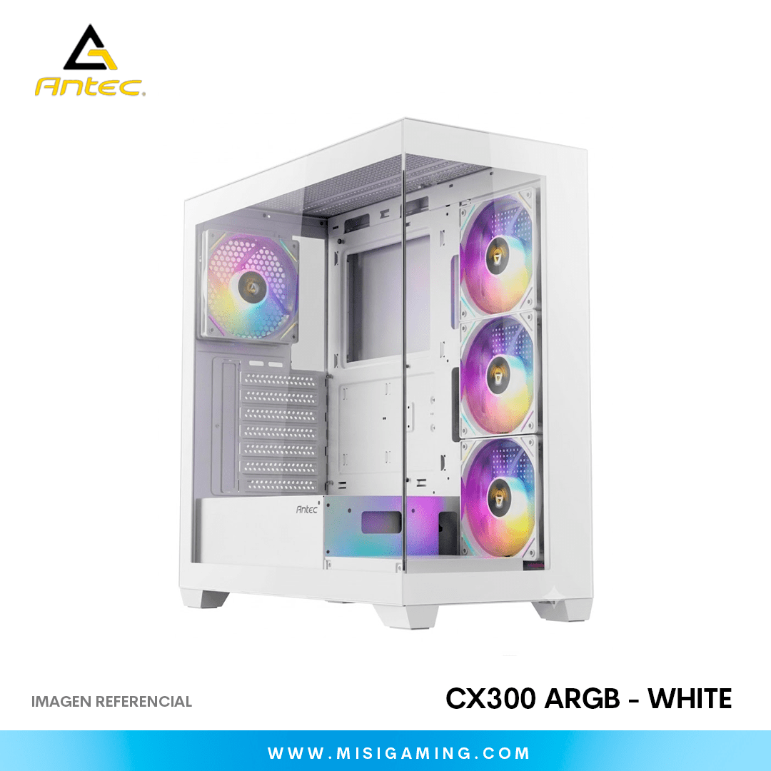 CASE ANTEC CX300 ARGB 4F ATX WHITE
