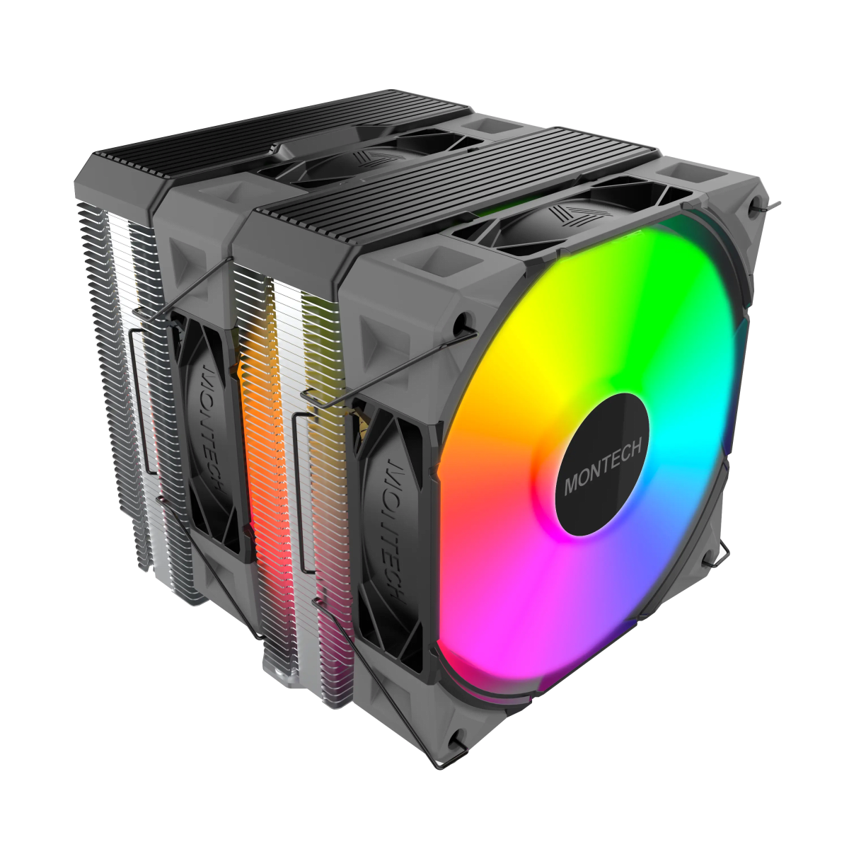 DISIPADOR DE TORRE MONTECH NX600 ARGB LGA1851 AM5 BLACK