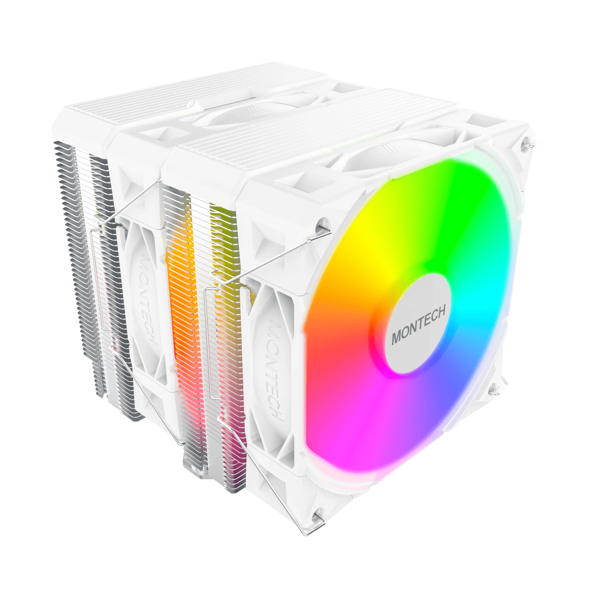 DISIPADOR DE TORRE MONTECH NX600 ARGB LGA1851 AM5 WHITE