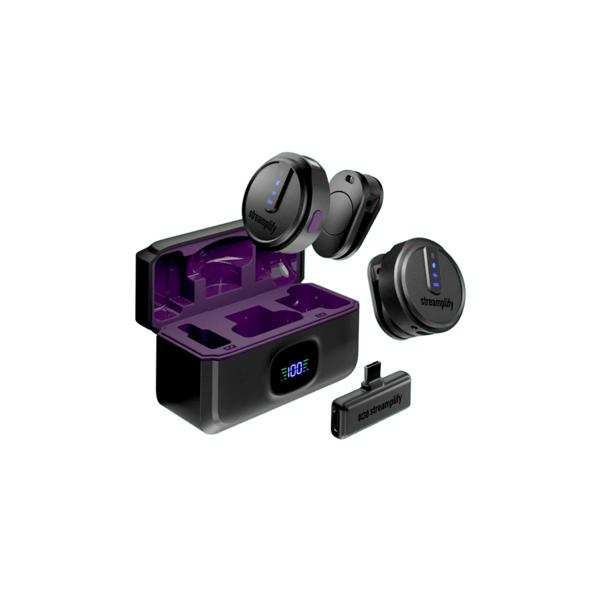 MICROFONO STREAMPLIFY MIC GO-48 DONGLE BLACK
