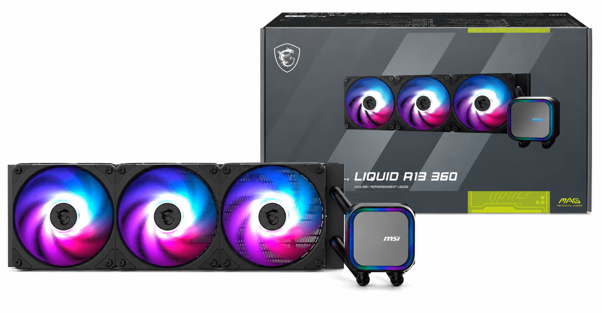 REFRIGERACION LIQUIDA AIO MSI MAG CORELIQUID A13 360 ARGB 360MM BLACK