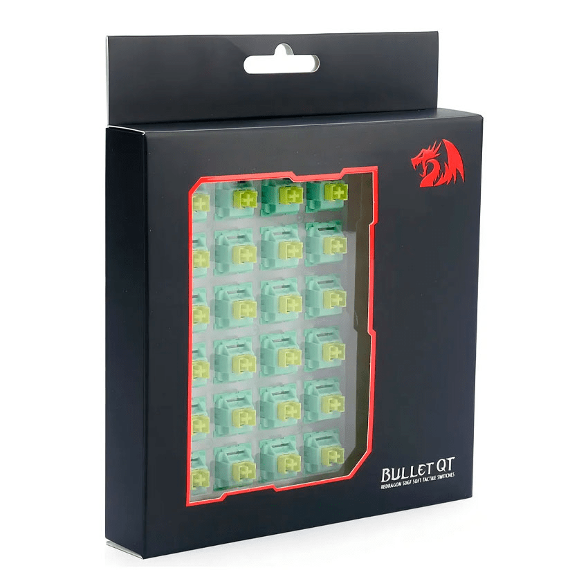 SWITCHES REDRAGON BULLET A113QT SW-SILVER SHORT LINER 24 PCS