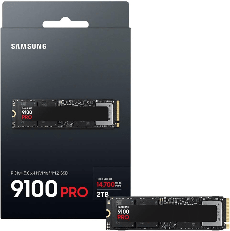 SSD M.2 NVME SAMSUNG 9100 PRO 2TB PCIE GEN5X4