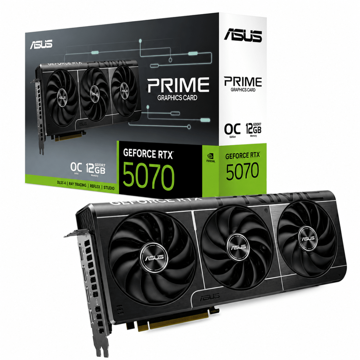 TARJETA GRAFICA ASUS PRIME RTX 5070 12GB OC EDITION GDDR7