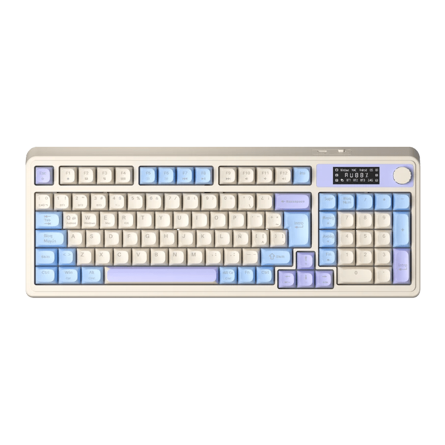 TECLADO DE MEMBRANA AULA S99PRO RGB DONGLE BLUETOOTH 95% ESP PURPLE