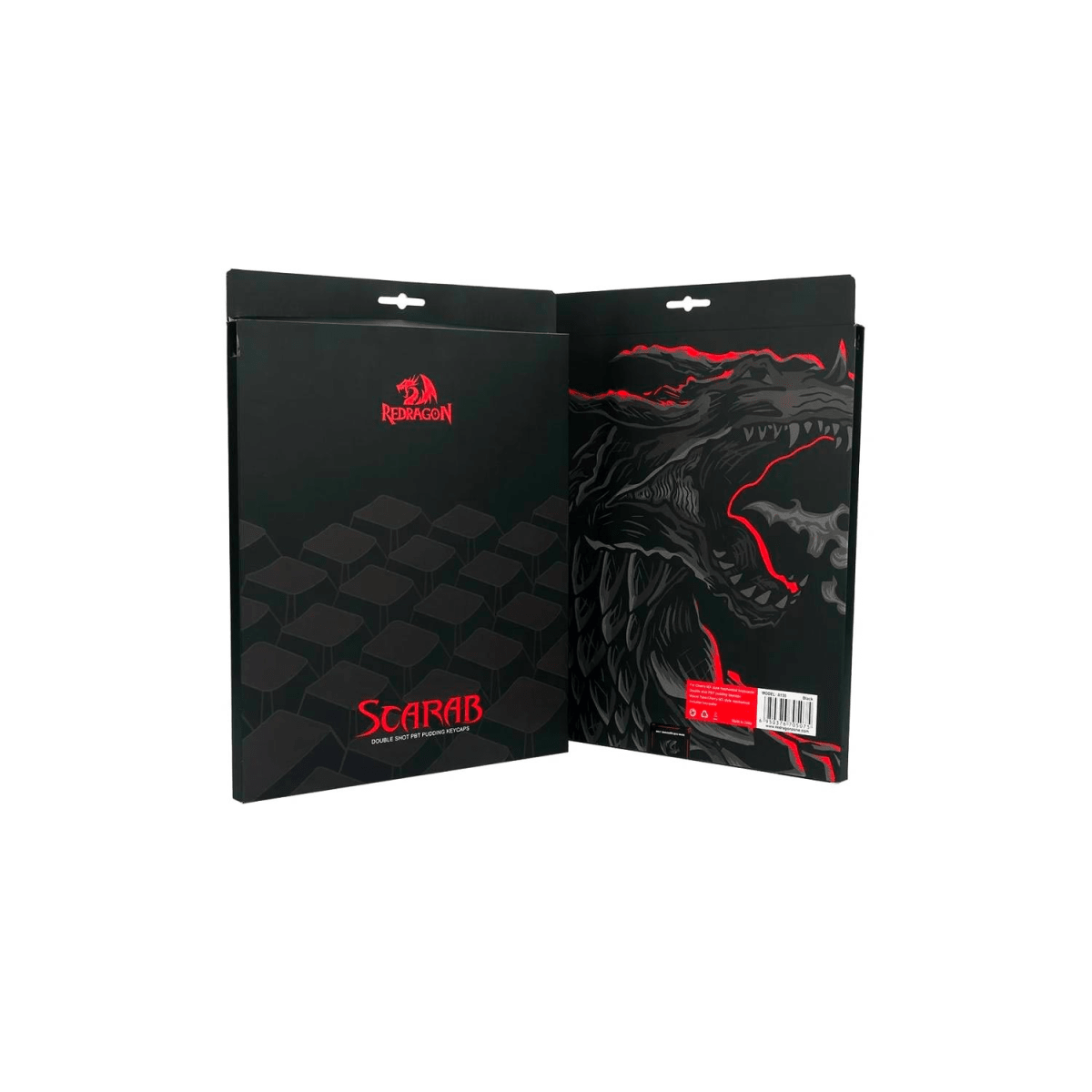 KEYSCAPS REDRAGON SCARAB A130B-SP ESP PBT BLACK