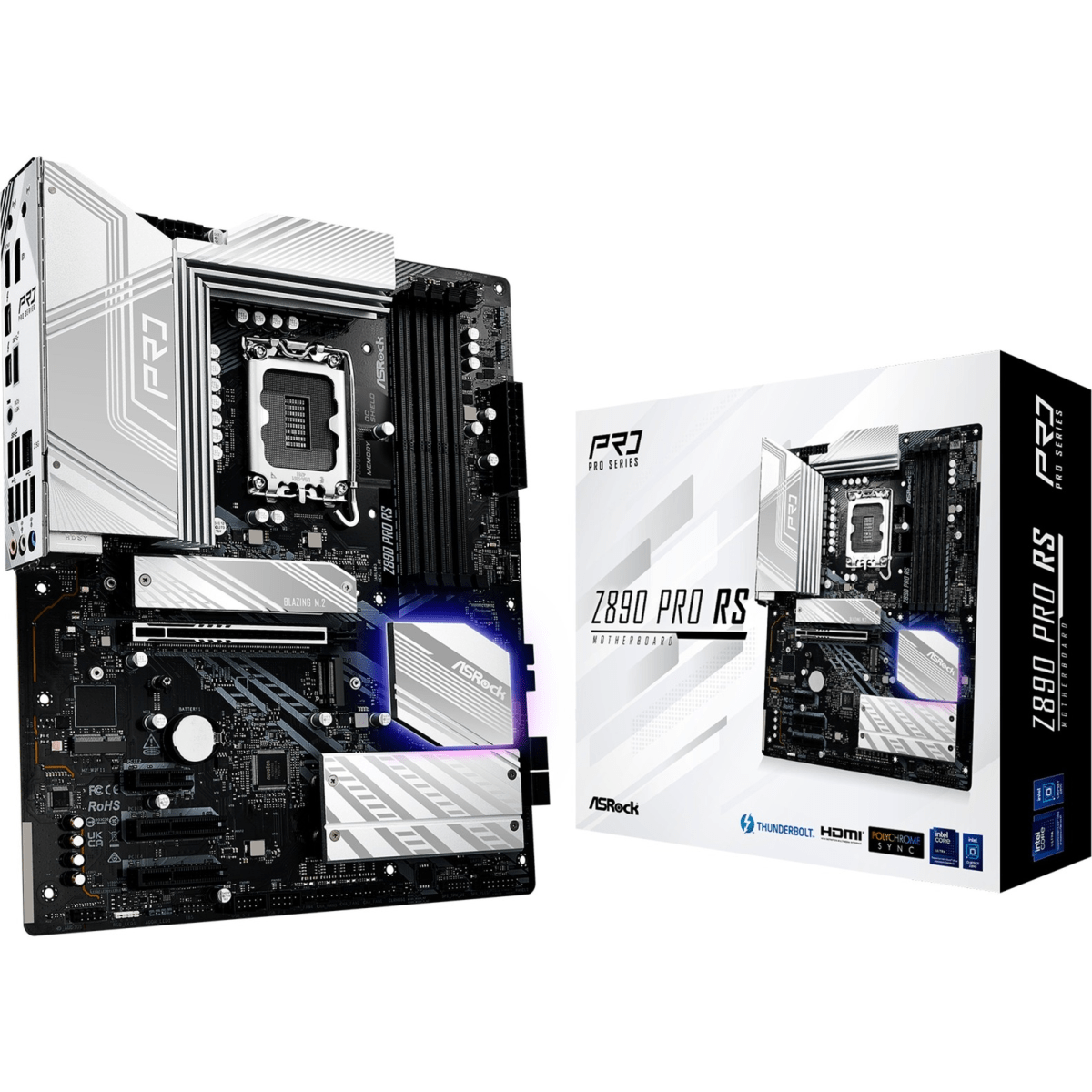 PLACA MADRE ASROCK Z890 PRO RS ATX LGA1851 DDR5