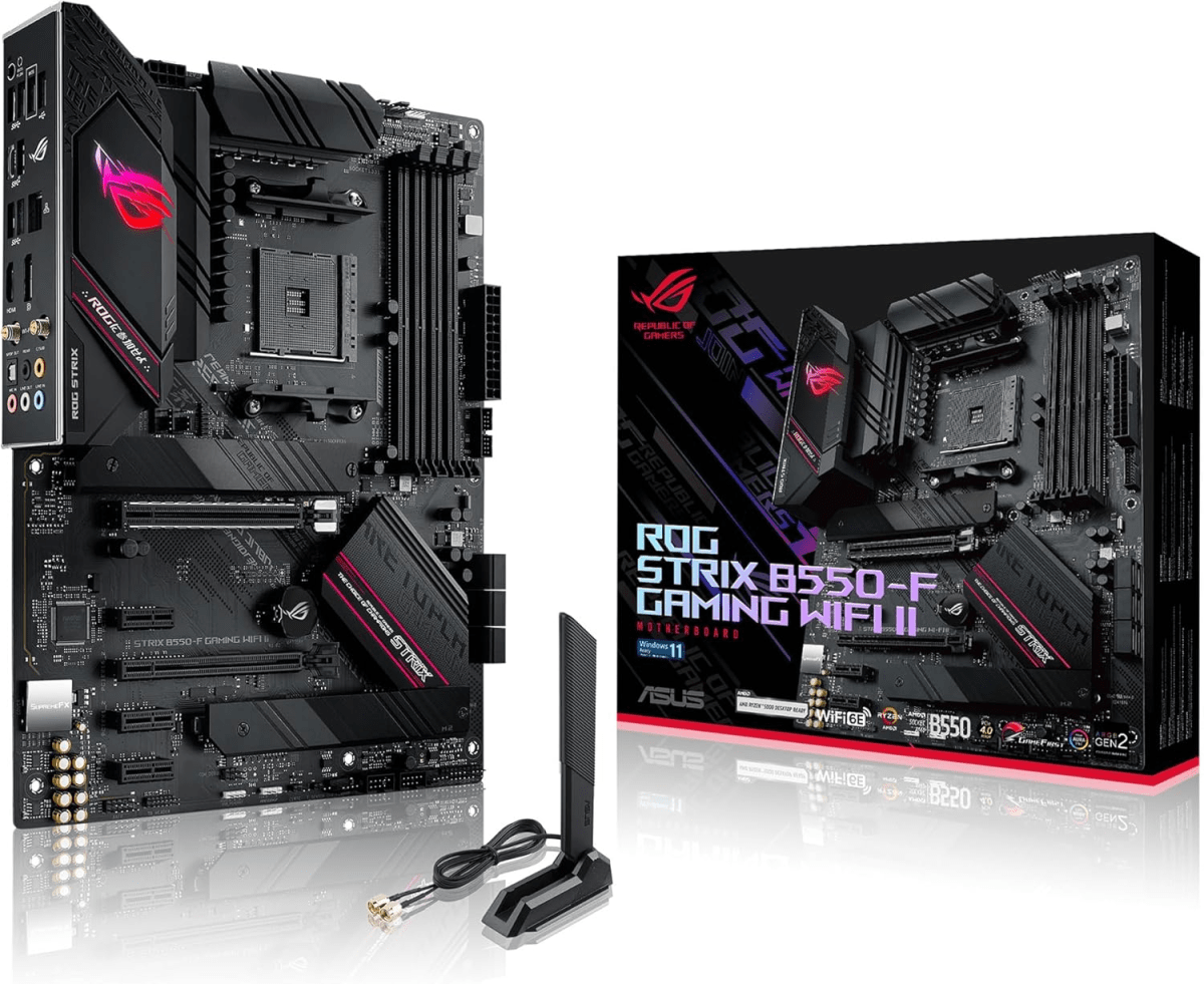 PLACA MADRE ASUS ROG STRIX B550M-F GAMING WIFI II ATX AM4 DDR4