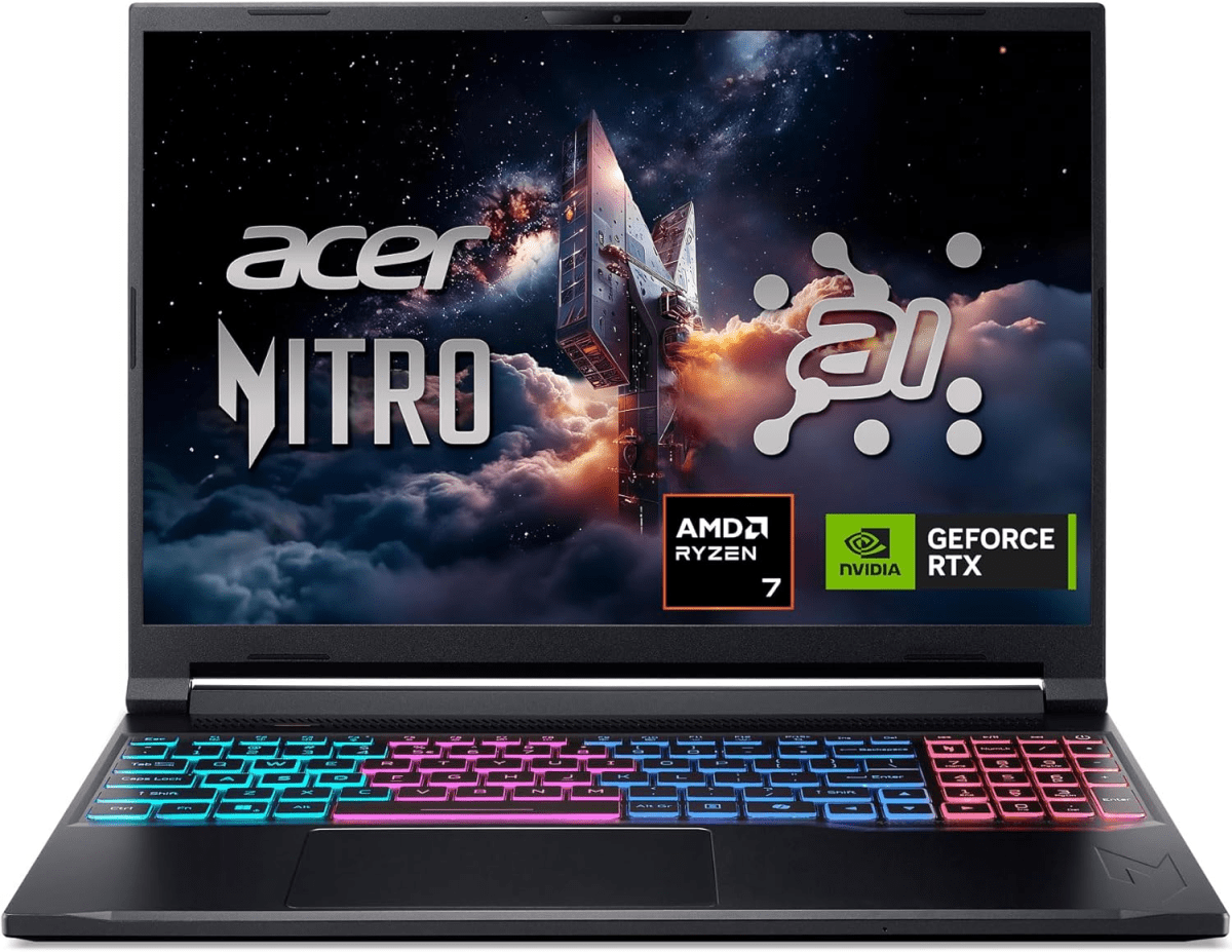 LAPTOP ACER NITRO V16S AI ANV16S-41-R2AJ R7 260 32GB DDR5 1TB M.2 16