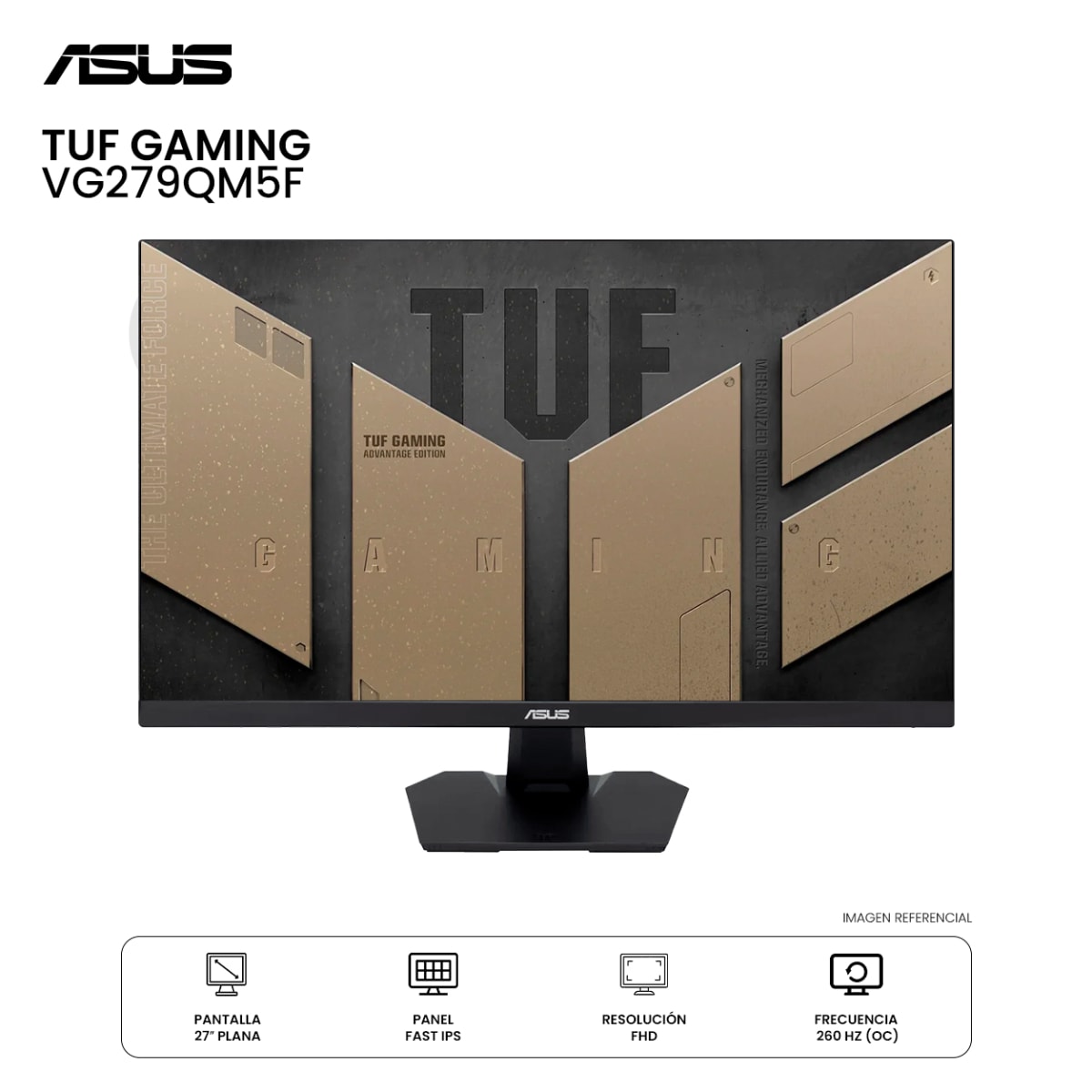 MONITOR ASUS TUF GAMING VG279QM5F 27
