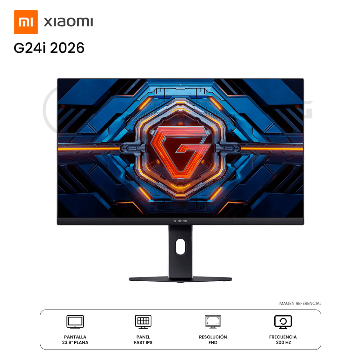 MONITOR XIAOMI G24I 2026 24'' FAST IPS FHD 200HZ 1MS PLANO
