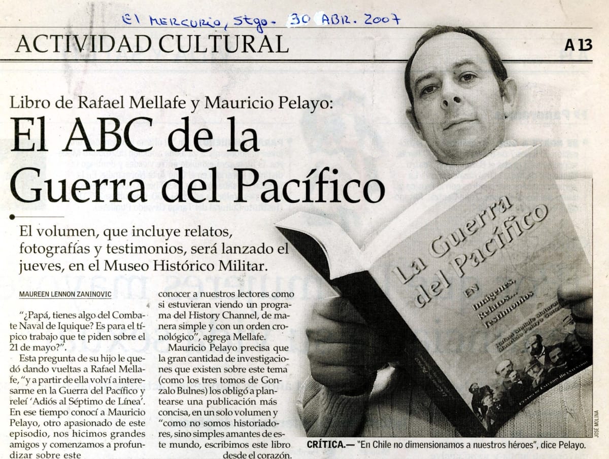 La Guerra Del Pacífico En Imágenes Relatos Y Testimonios - Rafael Mellafe Y Mauricio Pelayo2