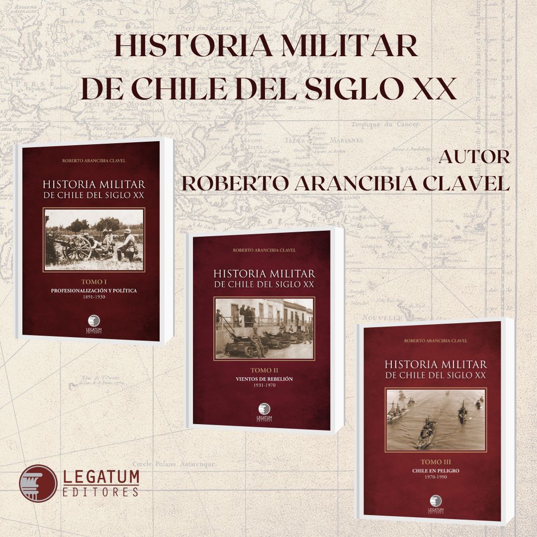 Pack Historia Militar de Chile 3 tomos1
