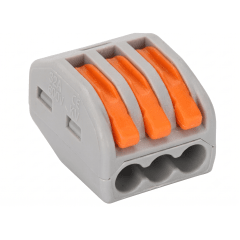 Conector Rápido Wago 220V-450V 32A 3 Puente