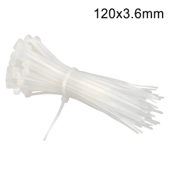 Amarra Plástica 120x3.6mm Blanca 50un