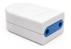 Enchufe Hembra Volante 10A 2puerta Blanco WI-EHV02 SEC