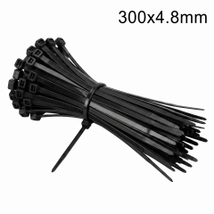 Amarra Plástica 300x4.8mm Negra 50un