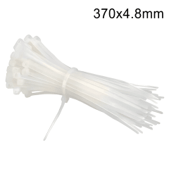 Amarra Plástica 370x4.8mm Blanca 50un