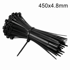 Amarra Plástica 450x4.8mm Negra 50un